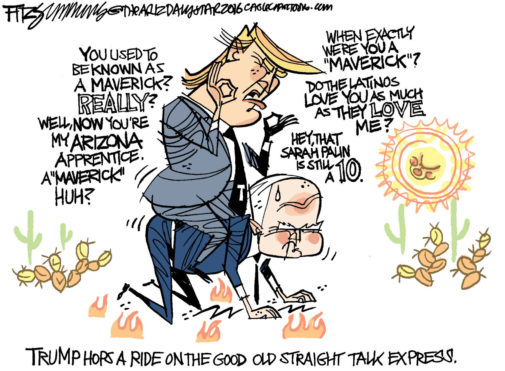Daily Fitz Cartoon: McCain